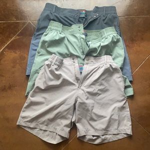 Lot of Men's medium Burlebo Everyday Shorts
